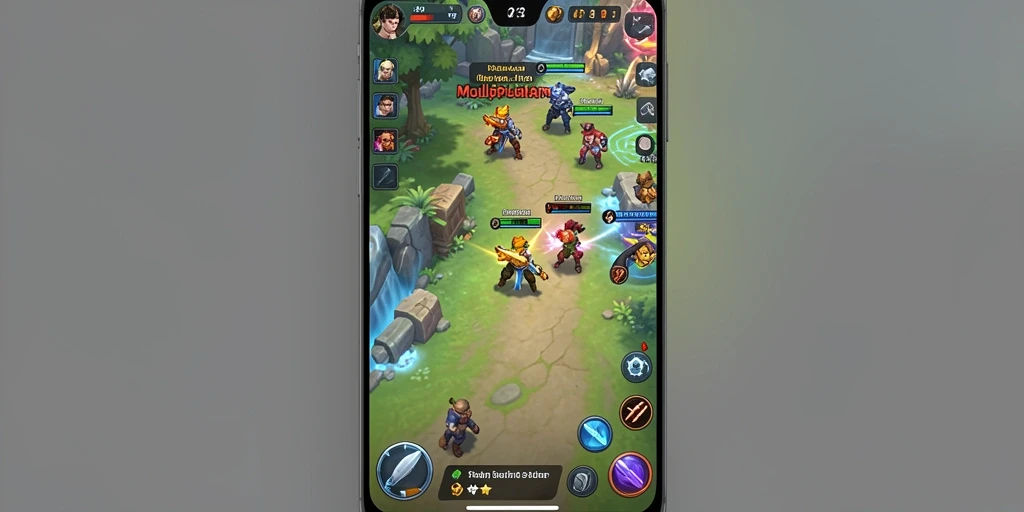 Screenshot menampilkan momen multiplayer yang seru antara pemain.