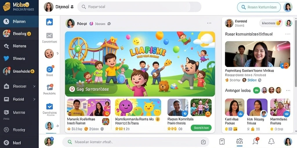 Screenshot memperlihatkan mode multiplayer yang menyenangkan.